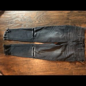 Celebrity Pink ripped black jeans